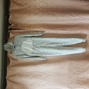 So Intimates full body sleepers with hoodie size small